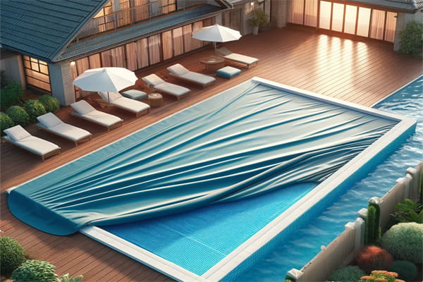 Covering the swimming pool